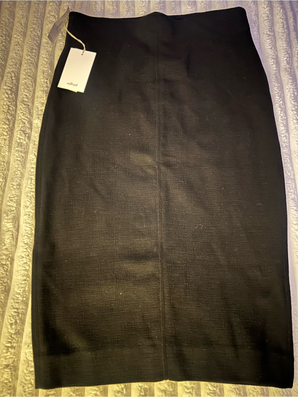 Wilfred Black Tailored Pencil Skirt